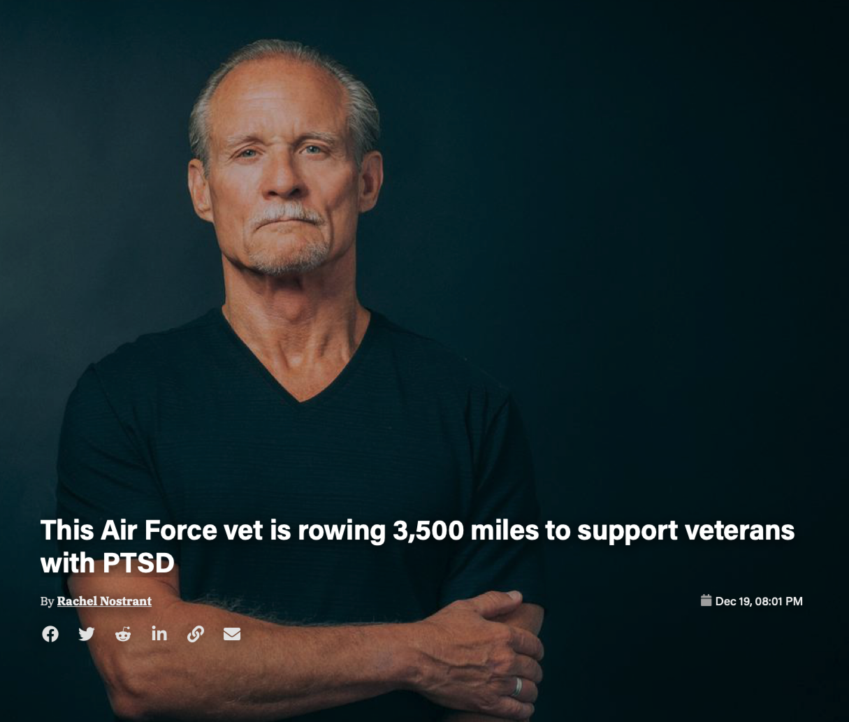 AF Vet rowing 3,500 miles to support veterans. » Rowers Choice